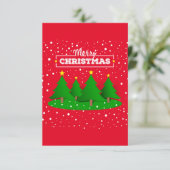 Carte joyeux noël (Debout devant)
