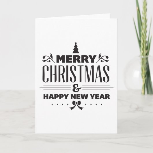 Carte Joyeux Noël (Devant)