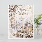 Carte Joyeux Noël (Debout devant)