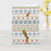 Carte Joyeux Noël ! (Fleur jaune)