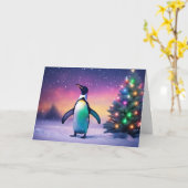 Carte Joyeux Noël (Fleur jaune)