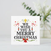 Carte Joyeux Noël (Debout devant)