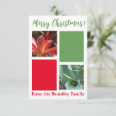 Carte "Joyeux Noël !" (Debout devant)