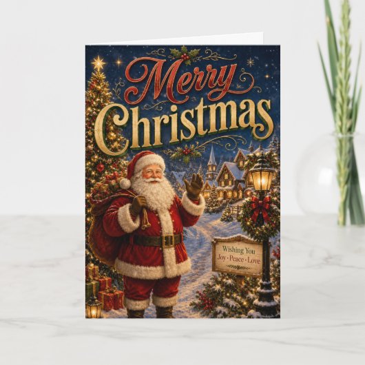 Carte Joyeux Noël (Devant)