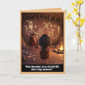 Carte Joyeux Noël (Fleur jaune)