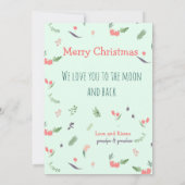 Carte Joyeux Noël (Dos)