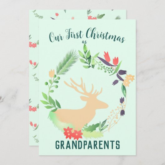 Carte Joyeux Noël (Devant / Derrière)