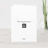 Carte Joyeux Noël (Dos)