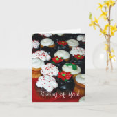 Carte Joyeux Noël (Fleur jaune)