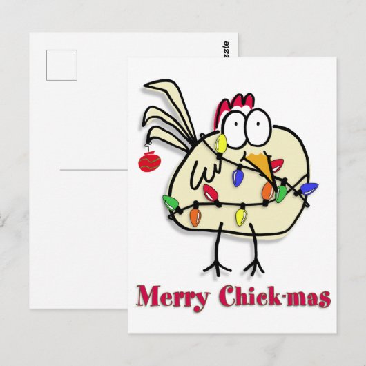 Carte Joyeux Noël (Devant / Derrière)