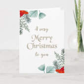 Carte Joyeux Noël (Devant)