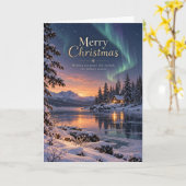 Carte Joyeux Noël (Fleur jaune)