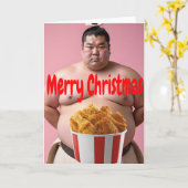 Carte Joyeux Noël (Fleur jaune)