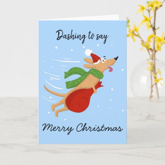 Carte Joyeux Noël (Fleur jaune)