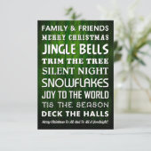 CARTE JOYEUX NOËL! (Debout devant)