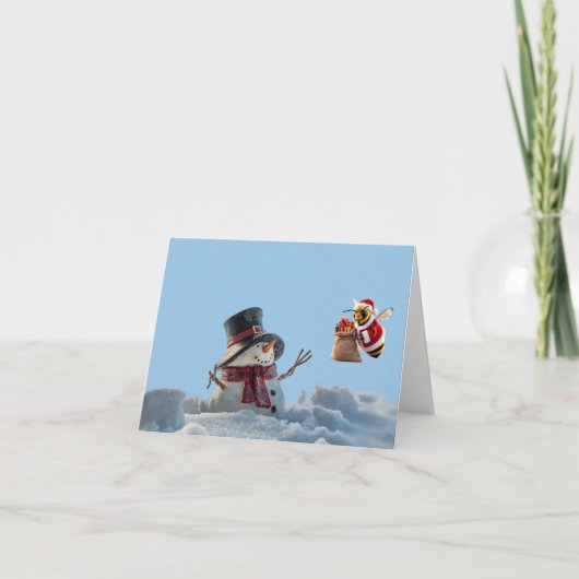 Carte Joyeux Noël. (Devant)