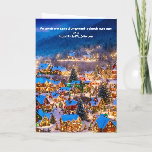 Carte Joyeux Noël. (Dos)