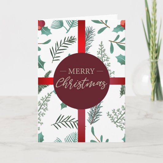 Carte Joyeux Noël (Devant)