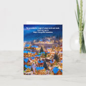 Carte Joyeux Noël. (Dos)