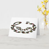 Carte Joyeux Noël (Fleur jaune)