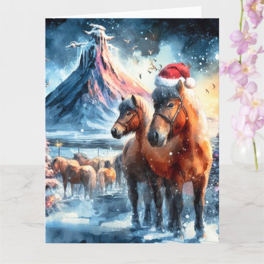 Carte Joyeux Noël - 11 (Orchidée)