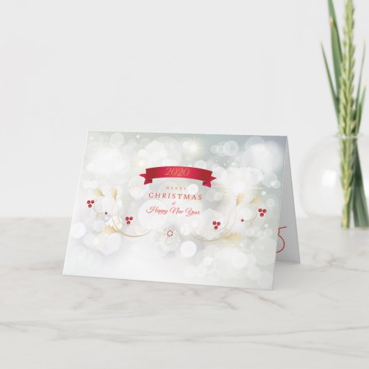 Carte Joyeux Noël 2024 et Bonne Année ! NOËL (Devant)