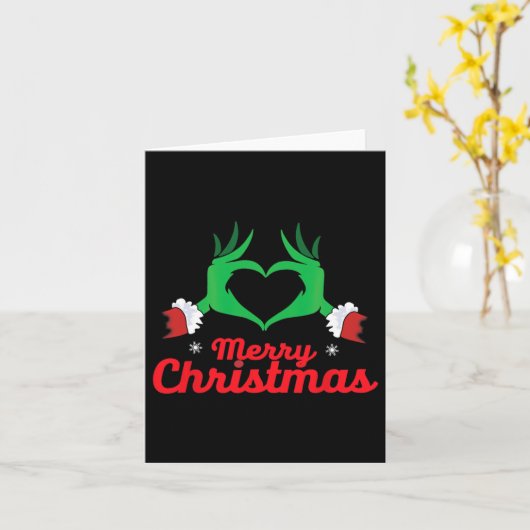 Carte Joyeux Noël 2025 (Fleur jaune)