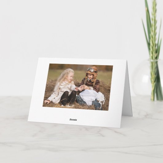 Carte Joyeux Noël 2 PHOTO (Dos)