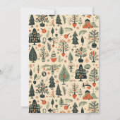 Carte Joyeux Noël 5 Photo Holiday (Dos)