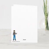 Carte Joyeux Noël à BOO ! (Dos)