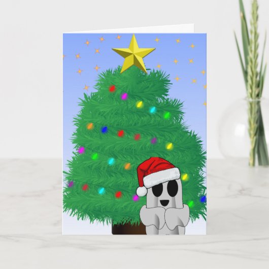 Carte Joyeux Noël à BOO ! (Devant)