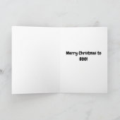 Carte Joyeux Noël à BOO ! (Intérieur)