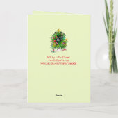 Carte Joyeux Noël à l'herbe à chat ! (Dos)