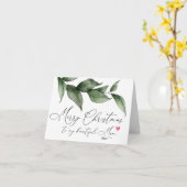 Carte Joyeux Noël à ma mère Mère de la fille (Fleur jaune)