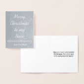 Carte "Joyeux Noël à ma nièce" (Affichage)