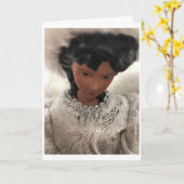 CARTE JOYEUX NOËL **À MON ANGE** (Fleur jaune)