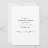 Carte Joyeux Noël À Notre Petit-Fils (Dos)