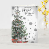 Carte Joyeux Noël à un ami très spécial Noël (Fleur jaune)
