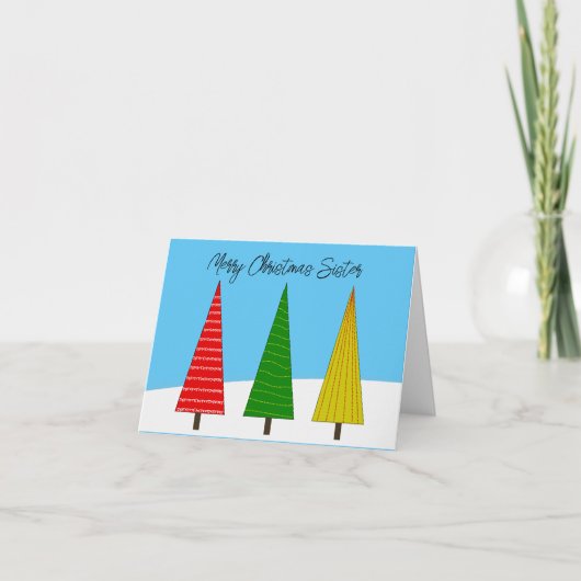 Carte Joyeux Noël À Une Nonne (Devant)