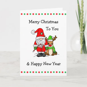 Carte Joyeux Noël à Vous Labyrinthe Surprise à l'Intér