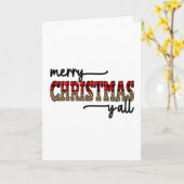 Carte Joyeux Noël à vous tous Léopard (Fleur jaune)