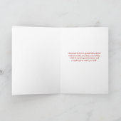 Carte Joyeux Noël Ami (Intérieur)