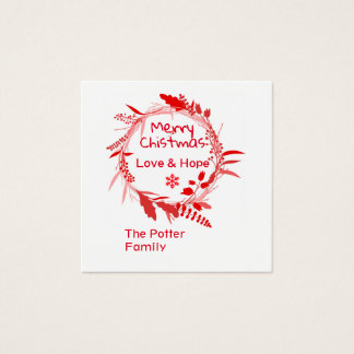 Carte Joyeux Noël Amour & Espoir