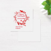 Carte Joyeux Noël Amour & Espoir (Bureau)