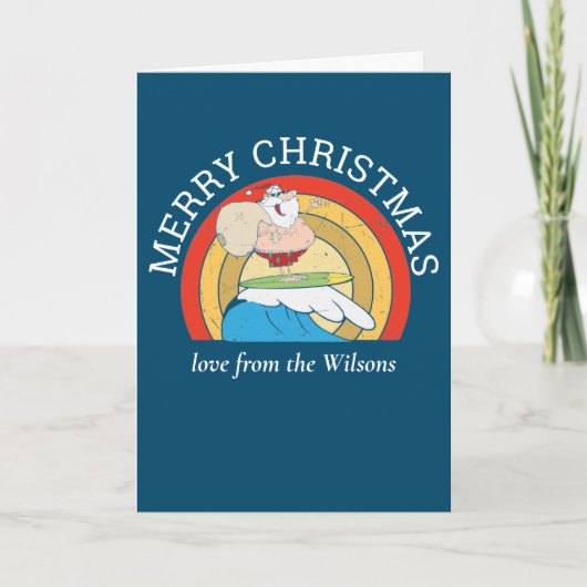 Carte Joyeux Noël Amusant Été (Devant)