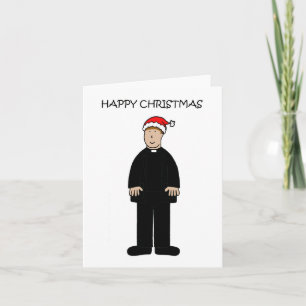 Carte Joyeux Noël au pasteur masculin