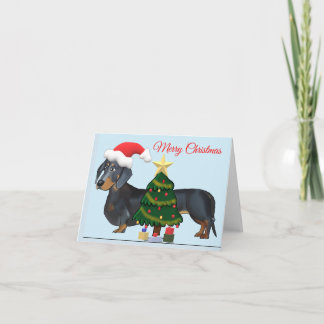 Carte Joyeux Noël avec arbre