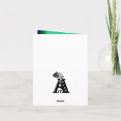 Carte Joyeux Noël avec Rat Prince (Dos)