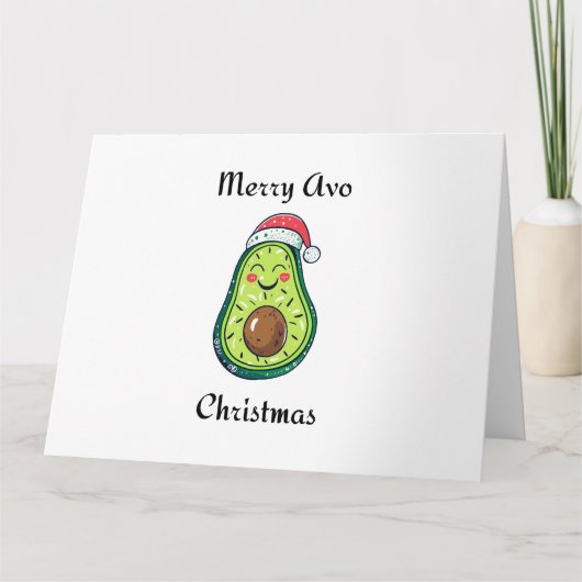 Carte Joyeux Noël Avo (Devant)