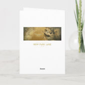 Carte Joyeux Noël - Beaux Chérubins Art (Dos)